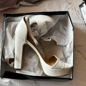 Nastygal White Heels